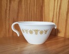 Vintage 1970s Corelle Butterfly Gold Creamer With Hook Handle Pristine