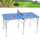 Foldable Ping Pong Table With Net Indoor Outdoor Tennis Table Ping Pong Foldable
