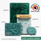 Pigments Premium Green Mica Powder - Dark Ocean
