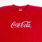 Vintage Coca-cola T-shirt Red Xl Single Stitch Embroidered Logo