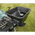80 Lb Guide Gear Utv Atv Fertilizer Salt Sand Spreader Winter Seed Seeder Farm