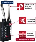 Tsa Approved Combination Luggage Lock Black 4-pack 4696ec4