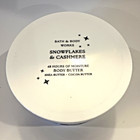 New Bath Body Works Snowflakes   Cashmere Body Butter 6 5 Oz Cream Shea Full Sz