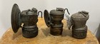 3  Antique Brass Carbide Miners Lantern  1 Auto Lite Universal Lamp Co  Chicago