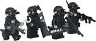 Custom Swat Team Police Squad Made With Real Lego   Minifigure