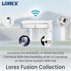      Lorex 4k Dual-lens Wifi Security Camera Smart Security Lightin 32gb W891uad-e