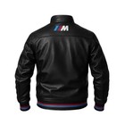 Bmw Motorrad Racing Black Cowhide Leather Jacket