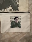 Twilight Saga Funny Tote Bag zipper Bag Canvas W  Bonus Stickers And Pin