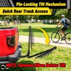 Hitch Mount Bike Rack 4-bicycle Hitch Carrier 2  Receiver Folding Swing Down Suv
