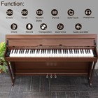 Glarry 88 Key Gdp-107 Weighted Digital Piano - Electric Piano With Stand Pedal