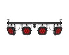 Chauvet Dj 4bar Hex Ils 4x Rgbaw uv Led Wash Light Stand Foot Controller   Bag