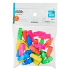 25-pack Colorful Pencil Cap Erasers     Fits  2 Pencils 
