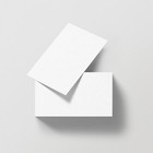 100 Sheets Cardstock 2 5x3 5 Thick Paper - Blank Heavy Weight 350gsm Cover Ca   