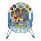 Rare 2005 Fisher Price Disney Pooh Kick   Play Bouncer Lights Sounds Vibration