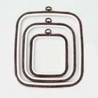 Square Flexi Hoop Nurge 230-11 Woodgrain