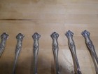 6 Rogers 1904 Vintage Pattern Round Gumbo Soup Spoons Is Silverplate 7127
