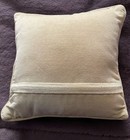 Cavalier King Charles Spaniel Needlepoint Pillow 9x9 Two Classic Blenheim Pups 