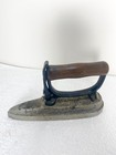 Antique Sleeve Iron     The Taylor No  1     Removable Handle Cast Iron Flat Iron