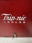 Vintage Original Antique Metal    trip-nic    Cooler  rare  19  X 18 