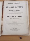 Antique 1871 Asher Adams New York State Atlas No Map History Book Rare