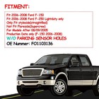 Rear Steel Step Bumper Assembly For 2006 2007 2008 Ford F150 Without Park Sensor
