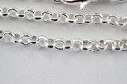 Silver Plated Rolo Chains Necklace Wholesale Lots