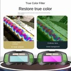 Proffesional True Color Auto Darkening Welding Goggles Clear Lenses Solar Welder