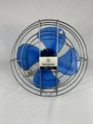 Vintage Mid Century Westinghouse Electric Flipper Fan W Blue Blades   works  Mcm