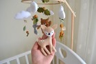 Woodland Baby Mobile  Forest Mobile  Bear Fox Mobile Girl  Nursery Mobile Boy