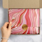 Marbleized Red Design Tissue Paper Sheets Choose Size   Package Amount