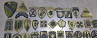 Genuine Us Army Unit Patches Subdued  - Lot Of 97 Original Patches And Tabs