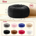 Giant Bean Bag Chair With Memory Foam Filling Beanbag For Adult 8 Colors  Machin