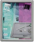The Beadsmith Treasure Mat Tray  11 X 14 Inches  Bead Board  Grey Flocked  With