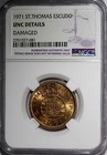 St Thomas   Prince Island 1971 1 Escudo Ngc Unc Details Km  18  81 