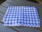 Vintage Duvet Cover Duvetcover Checked Halflinen White Blue Bedding Germanlinen