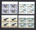 Nevis 1985 Hawks   Herons Imperf Blocks Of 4 Mnh