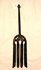 Antique Danish Eel Spear   Fish Spear  Hand Forged Iron  Denmark  4 Prong   14