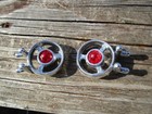 Murray Pedal Car - Fender Ornaments In Chrome  pair 