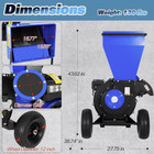 Anlibatt 3 In Gas Wood Chipper Shredder 224cc Lower Than Retail New