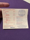 1992 Fresno State Rams Football Pocket Schedule Trent Dilfer