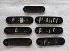  7  Original Yamaha Motorcycle Tank Badge Emblems Ym2c 350 R5 Ds7 Yds7 Rd250 Dt1