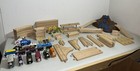 Thomas   Brio   Kidkraft 55  Pc Lot Wooden Curved Track Station Tree Signs