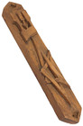 Hebrew Jewish Hand Wood Carved Mezuzah                     Shin Judaism Judaica Israel