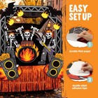 Halloween Skeleton Band Trunk Or Treat Car Decorations  Rock Band Theme Car Deco