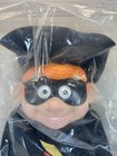 Vintage 1987 Mcdonald s Hamburglar Plush Doll Vinyl Head   Hat Tie Brand New