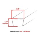 133 X 5 8 Inch Deck Belt For Hustler Trimstar  Super S   Raptor Xd 48  601788
