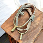 Antique Wwi Us Army Brass Cavalry Spurs W  Leather Straps     Horse Military Tack