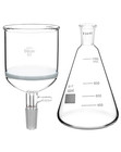 500ml Buchner Funnel   1000ml Erlenmeyer Flask Set 24 40 Joint Lab Glassware Kit