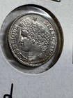 1851-a France 20 Centimes Silver Coin Cleaned