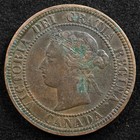 Canada 1 Cent 1876h  Coin  Inv f768